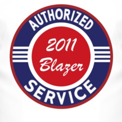 Authorized Service 2011 Chevy Blazer T Shirt
