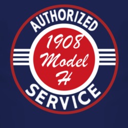 Authorized Service 1908 Cadillac Model H Dark T Shirt