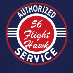 Authorized Service 1956 Studebaker Flight Hawk Dark T Shirt