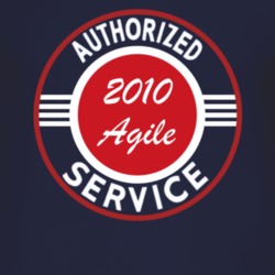 Authorized Service 2010 Chevy Agile Dark T Shirt