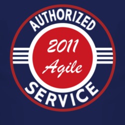 Authorized Service 2011 Chevy Agile Dark T Shirt