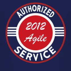 Authorized Service 2012 Chevy Agile Dark T Shirt