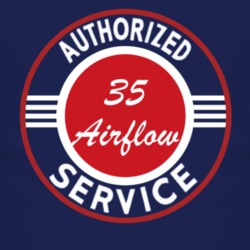 Authorized Service 1935 Chrysler Airflow Dark T Shirt