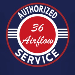 Authorized Service 1936 Chrysler Airflow Dark T Shirt