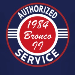 Authorized Service 1984 Bronco II Dark T Shirt
