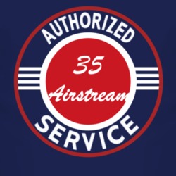 Authorized Service 1935 Chrysler Airstream Dark T Shirt