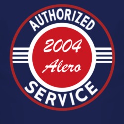 Authorized Service 2004 Chevy Alero Dark T Shirt