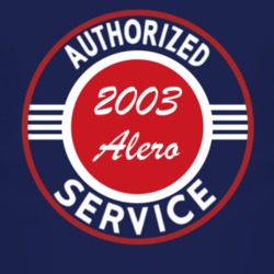 Authorized Service 2003 Oldsmobile Alero Dark T Shirt