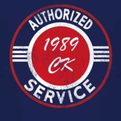 Authorized Service 1989 Chevy CK Distressed Look Dark T Shirt