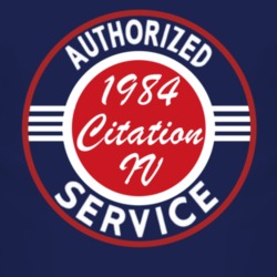 Authorized Service 1984 Chevy Citation IV Dark T Shirt