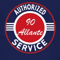 Authorized Service 1990 Cadillac Allante Dark T Shirt