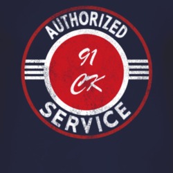 Authorized Service 1991 Chevy CK Distressed Look Dark T Shirt