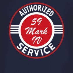 Authorized Service 1959 Lincoln Mark IV Dark T Shirt