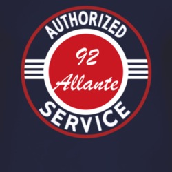 Authorized Service 1992 Cadillac Allante Dark T Shirt