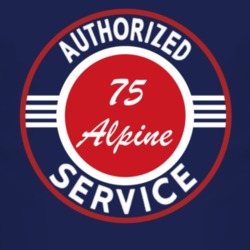 Authorized Service 1975 Chrysler Alpine Dark T Shirt