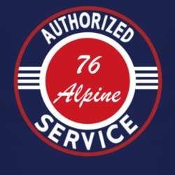 Authorized Service 1976 Chrysler Alpine Dark T Shirt