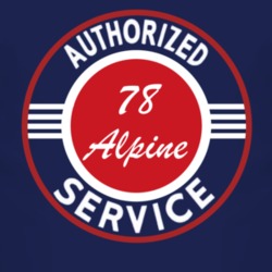 Authorized Service 1978 Chrysler Alpine Dark T Shirt