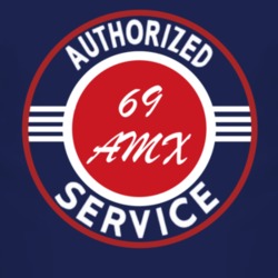 Authorized Service 1969 AMC AMX Dark T Shirt