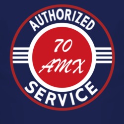 Authorized Service 1970 AMC AMX Dark T Shirt