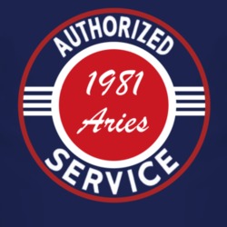 Authorized Service 1981 Dodge Aries Dark T Shirt