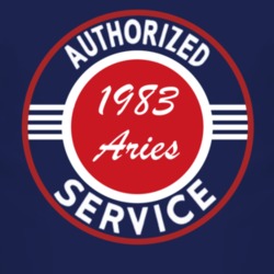 Authorized Service 1983 Dodge Aries Dark T Shirt