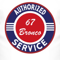 Authorized Service 1967 Bronco T Shirt