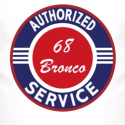 Authorized Service 1968 Bronco T Shirt