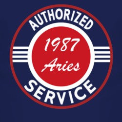 Authorized Service 1987 Dodge Aries Dark T Shirt