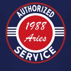 Authorized Service 1988 Dodge Aries Dark T Shirt