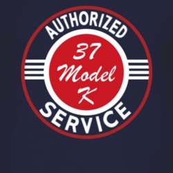 Authorized Service 1937 Lincoln Model K Dark T Shirt