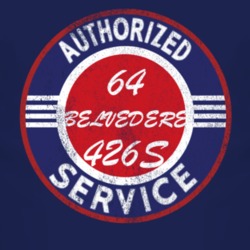 Authorized Service 1964 PLYMOUTH BELVEDERE 426S Distressed Look Dark T