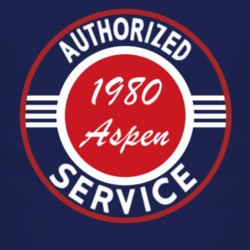 Authorized Service 1980 Dodge Aspen Dark T Shirt