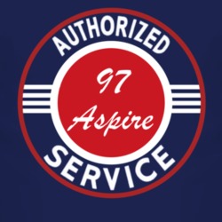 Authorized Service 1997 Aspire Dark T Shirt