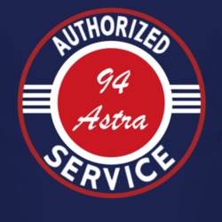 Authorized Service 1994 Chevy Astra Dark T Shirt