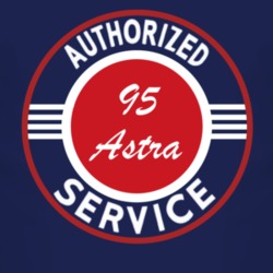 Authorized Service 1995 Chevy Astra Dark T Shirt