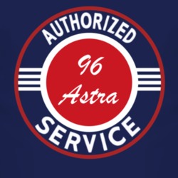 Authorized Service 1996 Chevy Astra Dark T Shirt
