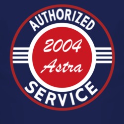 Authorized Service 2004 Chevy Astra Dark T Shirt