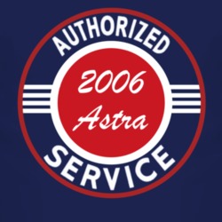 Authorized Service 2006 Chevy Astra Dark T Shirt
