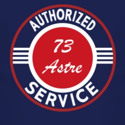Authorized Service 1973 Pontiac Astre Dark T Shirt