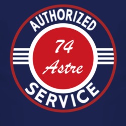 Authorized Service 1974 Pontiac Astre Dark T Shirt