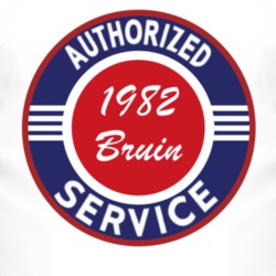Authorized Service 1982 Chevy Bruin T Shirt