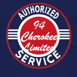 Authorized Service 1994 Grand Cherokee Limited Dark T Shirt