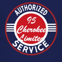Authorized Service 1995 Grand Cherokee Limited Dark T Shirt