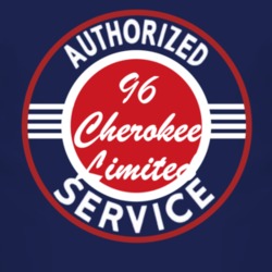 Authorized Service 1996 Grand Cherokee Limited Dark T Shirt