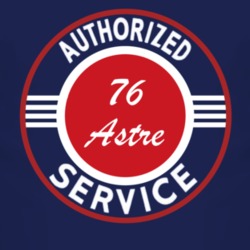 Authorized Service 1976 Pontiac Astre Dark T Shirt