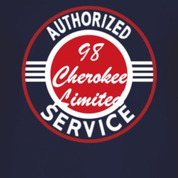 Authorized Service 1998 Grand Cherokee Limited Dark T Shirt