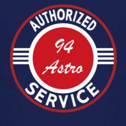 Authorized Service 1994 Chevy Astro Dark T Shirt