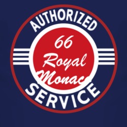 Authorized Service 1966 Dodge Royal Monaco Dark T Shirt