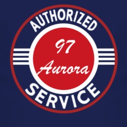 Authorized Service 1997 Oldsmobile Aurora Dark T Shirt