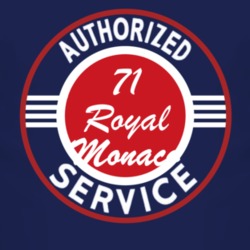 Authorized Service 1971 Dodge Royal Monaco Dark T Shirt
